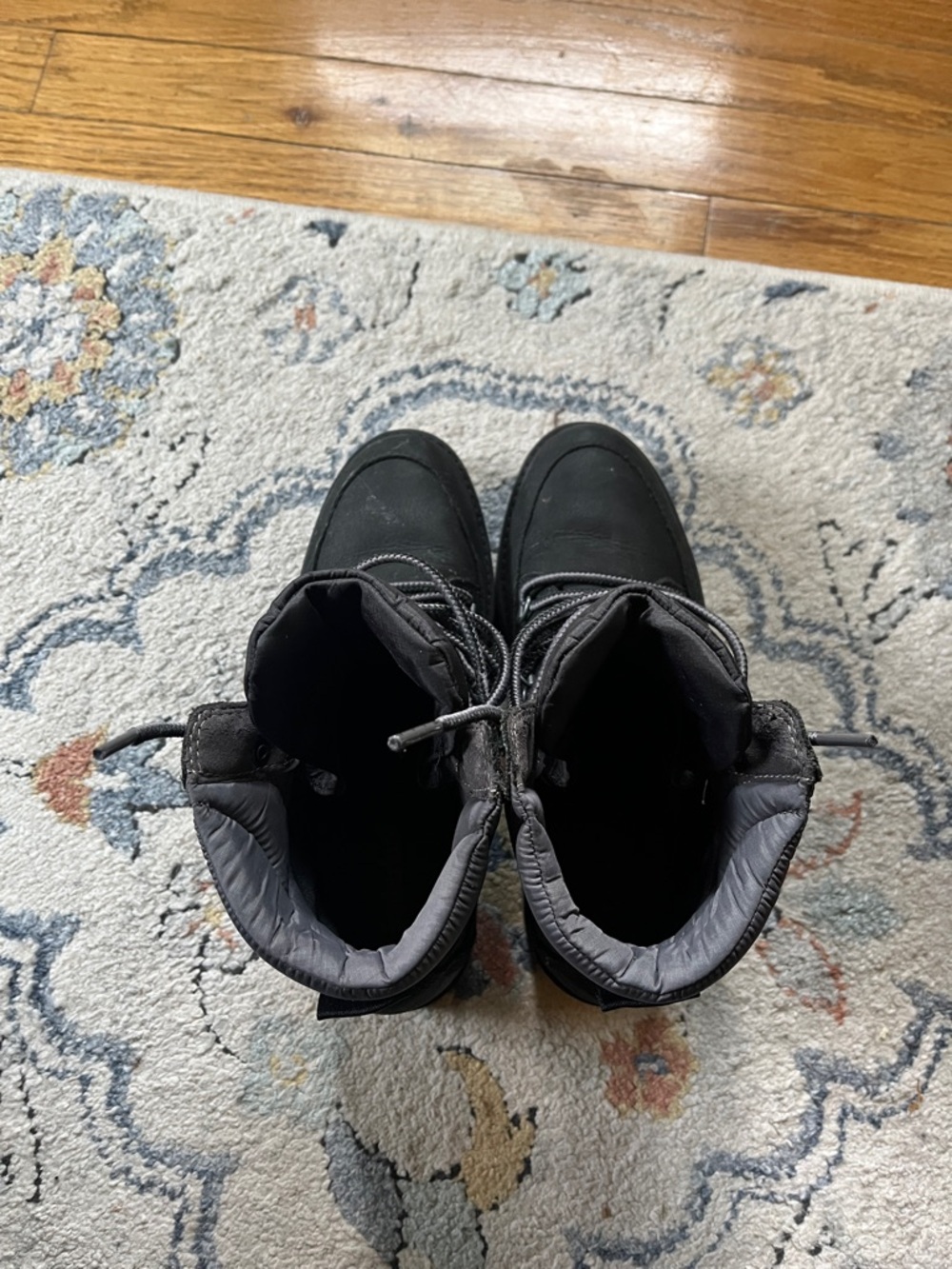 Timberland Women’s Black Lace-Up Chunky Lug Boots - Picture 7 of 14